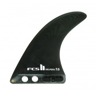 Single FCS II - Delpero Performance Glass - Longboard Fins