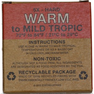 Sex Wax - Quick Humps 5x Hard - Warm to Mild Tropic 21° à 29°