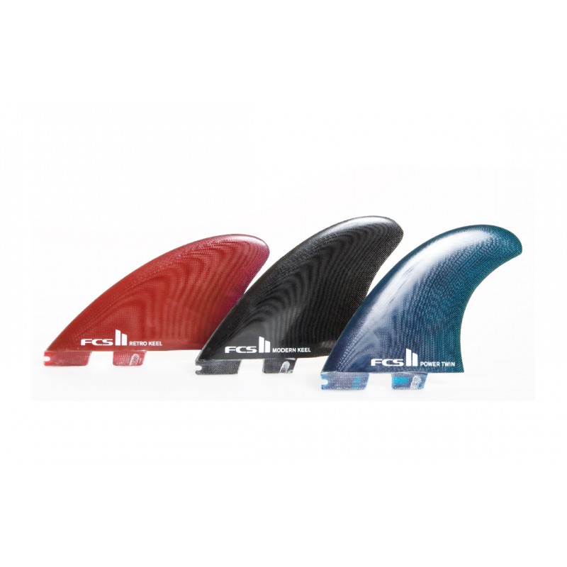 Derives FCS 2 Retro Keel Twin Set