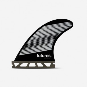 Derives Futures Fins - F4 RTM Hex Legacy series - Thruster gray/black