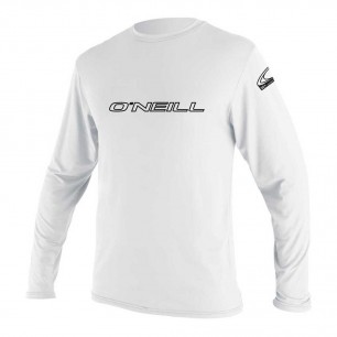 Lycra O'neill Manches Longues - Youth Basic Skins L/S - Sun Shirt - White