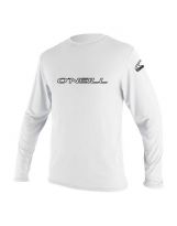 Lycra O'neill Manches Longues - Youth Basic Skins L/S - Sun Shirt - White