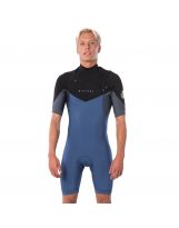 Shorty Rip Curl - Dawn Patrol 2/2 Front Zip - Blue/Grey 