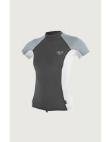 Lycra O'Neill Manches courtes - Rash Guard - White/Grey