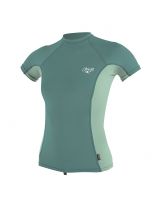Lycra O'neill Manches Courtes - Premium Skin Femme Fresh Mint/Euka