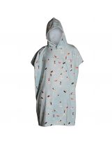 Poncho After - Madrague Light Blue