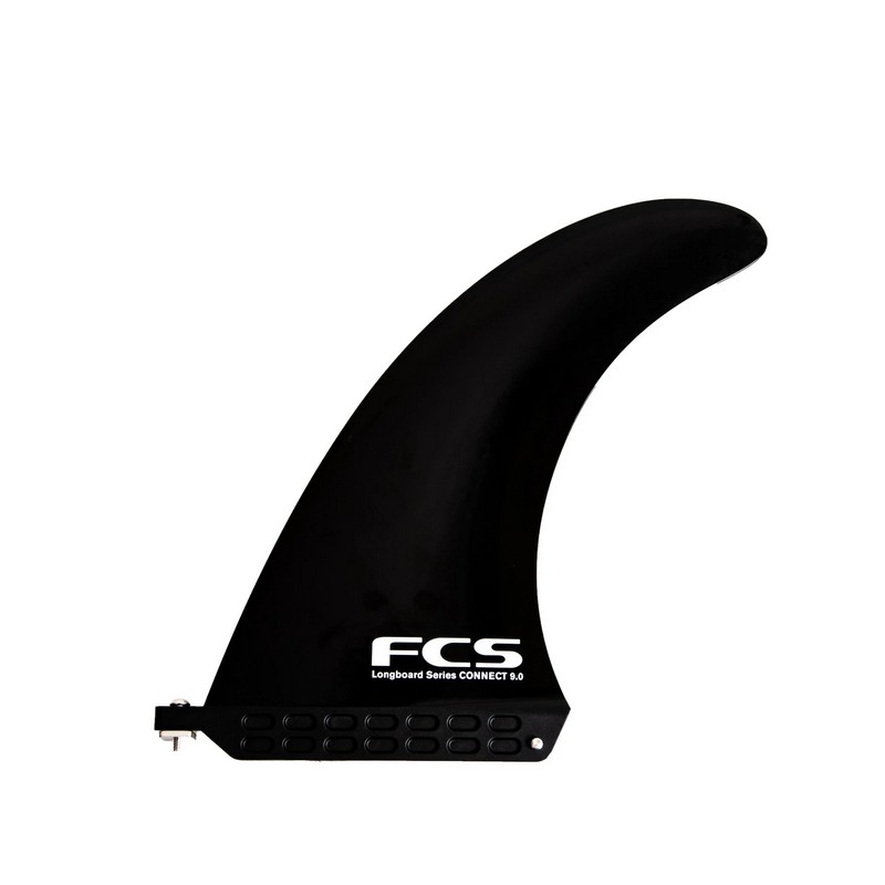 Single FCS 2 - Connect screw & plate GF - Longboard Fins - Black