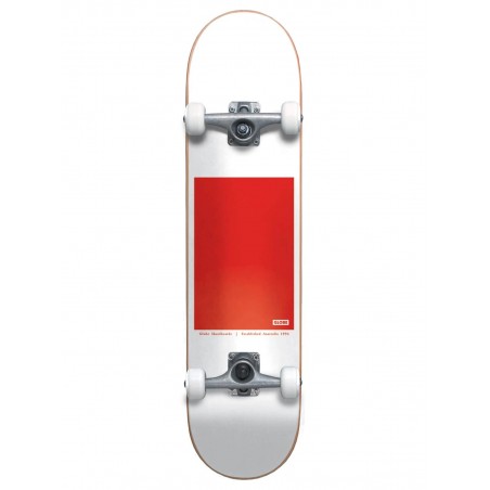 Skate Globe - G0 Block Serif 8.0" - White / Red