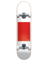 Skate Globe - G0 Block Serif 8.0" - White / Red