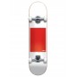 Skate Globe - G0 Block Serif 8.0" - White / Red
