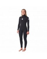 Combinaison Rip Curl - Women Dawn Patrol 4/3 mm Chest Zip - Black 2023