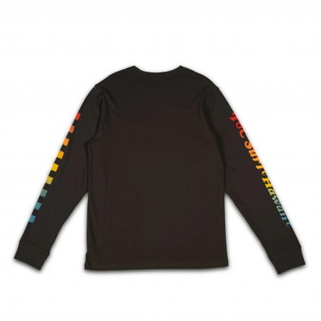 Tee-Shirt - Town and Country - L/S Washed Black 