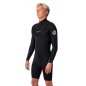 Shorty Rip Curl - Dawn Patrol 2/2 Front Zip - Black 2023