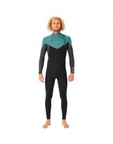 Combinaison Rip Curl - Dawn Patrol Perf 3/2 mm Front Zip - Muted Green 2023