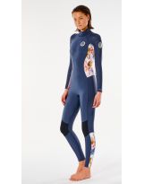 Combinaison Rip Curl - Dawn Patrol 3/2 mm Back Zip Women - Slate Rose 2023