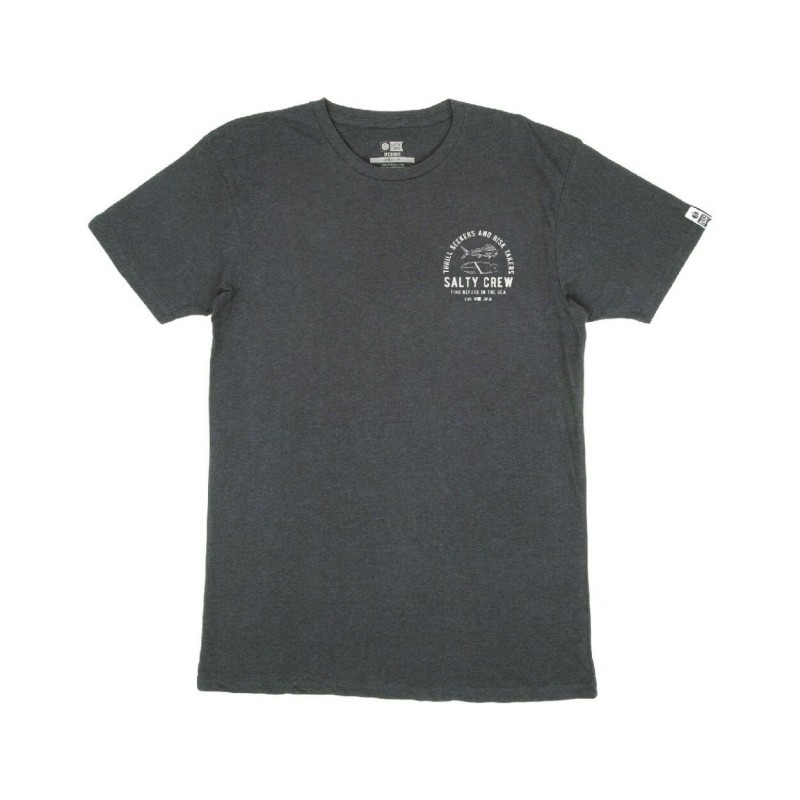 Tee-shirt Salty Crew - Lateral Line Standard S/S - Charcoal Heather