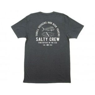Tee-shirt Salty Crew - Lateral Line Standard S/S - Charcoal Heather