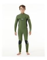 Combinaison Rip Curl - Junior Dawn Patrol 4/3 mm Chest Zip - Green 2024