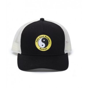 Casquette Town and Country- YY Trucker Cap - Black White Yellow