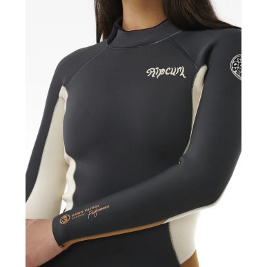 Shorty Rip Curl - Dawn Patrol 2/2 Back Zip - Light Brown