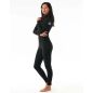 Combinaison Rip Curl - Dawn Patrol 3/2 mm Front Zip Women - Black