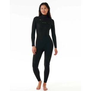 Combinaison Rip Curl - Dawn Patrol 3/2 mm Front Zip Women - Black 2024