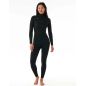 Combinaison Rip Curl - Dawn Patrol 3/2 mm Front Zip Women - Black