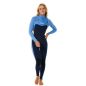 Combinaison Rip Curl Femme - Dawn Patrol Performance 4/3mm Chest Zip - Bleu 2024