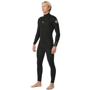 Combinaison Rip Curl - Dawn Patrol Perf 3/2 mm Front Zip - Black 2024