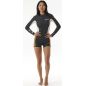 Shorty Rip Curl - Dawn Patrol 2/2 Back Zip - Light Brown