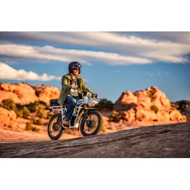 Moto éléctrique UBCO - 2x2 adventure bike Blanche - Batterie 2.1kwh