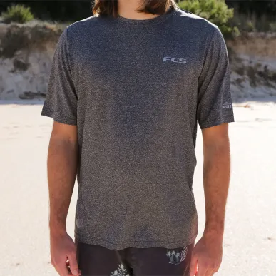 T-shirt FCS UV Surf à manches courtes pour hommes