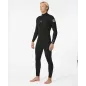 Combinaison Rip Curl - Dawn Patrol  3/2 Zip poitrine Black