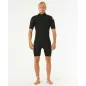 Shorty Rip Curl - Dawn Patrol 2/2 Front Zip - Black 2025 Shorty Rip Curl - Dawn Patrol 2/2 Front Zip - Black 2025