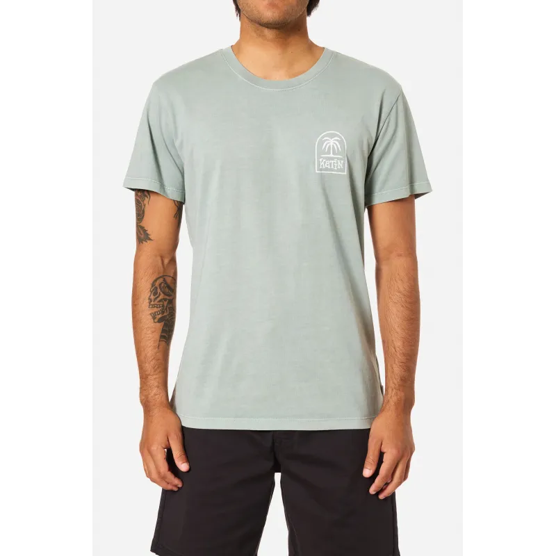 Tee-Shirt Katin K-Palm Tee Vintage Aloe Pigment