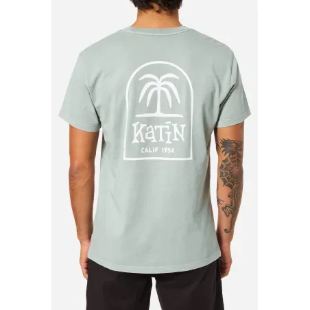 Tee-Shirt Katin K-Palm Tee Vintage Aloe Pigment