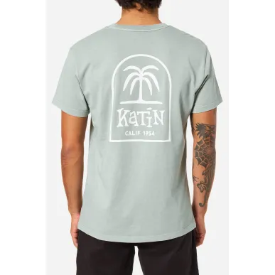 Tee-Shirt Katin K-Palm Tee Vintage Aloe Pigment