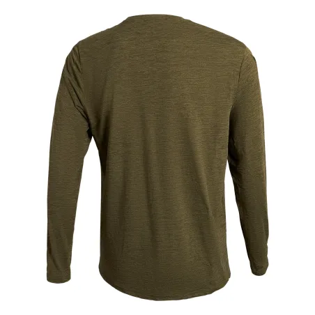 Florence Airtex Long Sleeves Shirt KHAKI