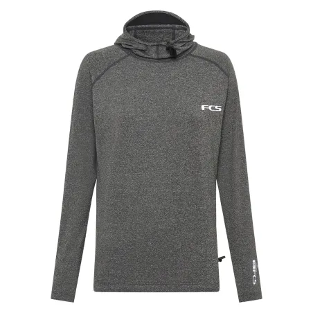 Lycra FCS Hooded LS Rash Vest Heather 