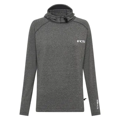Lycra FCS Hooded LS Rash Vest Heather 