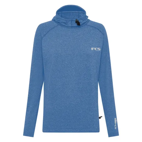 Lycra FCS Hooded LS Rash Vest Heather 