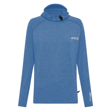 Lycra FCS Hooded LS Rash Vest Heather 