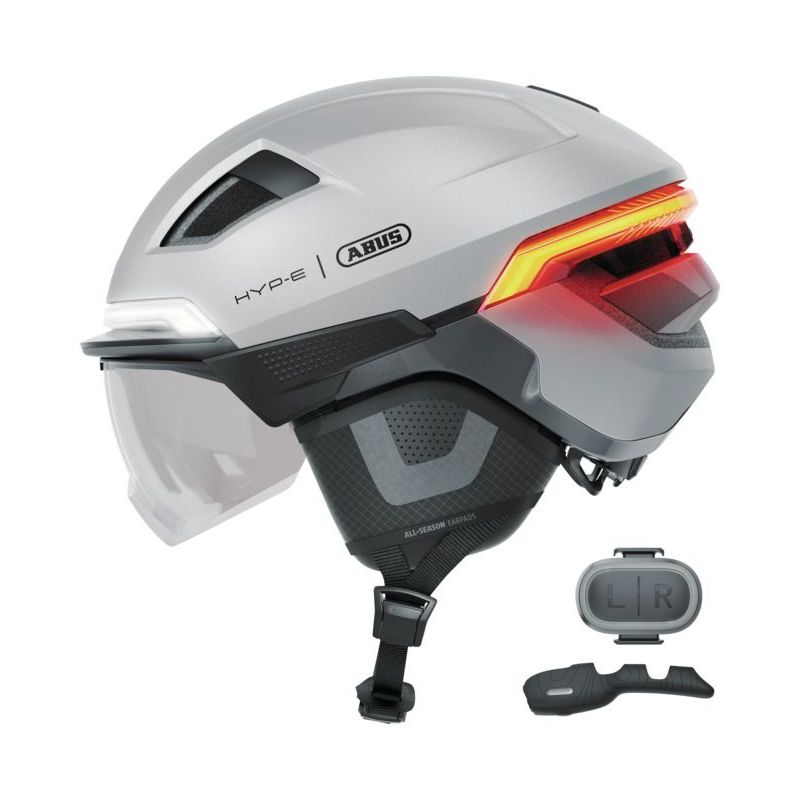 Casque de vélo ABUS HYP-E ACE - Gleam Silver