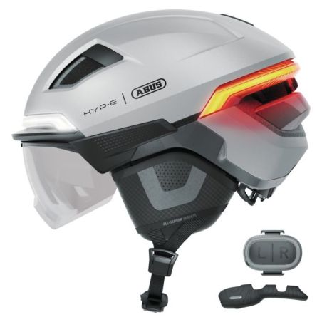 Casque de vélo ABUS HYP-E ACE - Gleam Silver