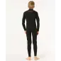 Combinaison Rip Curl Junior Dawn Patrol 4/3 Zip Poitrine Combinaison Rip Curl Junior Dawn Patrol 4/3 Zip Poitrine