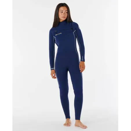 Combinaison Rip Curl Dawn Patrol 4/3 Zip Poitrine 