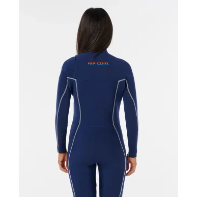 Combinaison Rip Curl Dawn Patrol 4/3 Zip Poitrine 