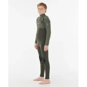 Combinaison Rip Curl Junior Flash Bomb Pro  4/3 Zip Poitrine