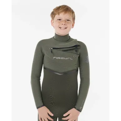 Combinaison Rip Curl Junior Flash Bomb Pro CZ 4/3 Zip Poitrine