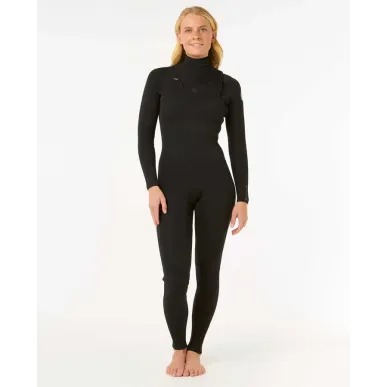 Combinaison Rip Curl Femme Dawn Patrol 4/3 Zip Poitrine 